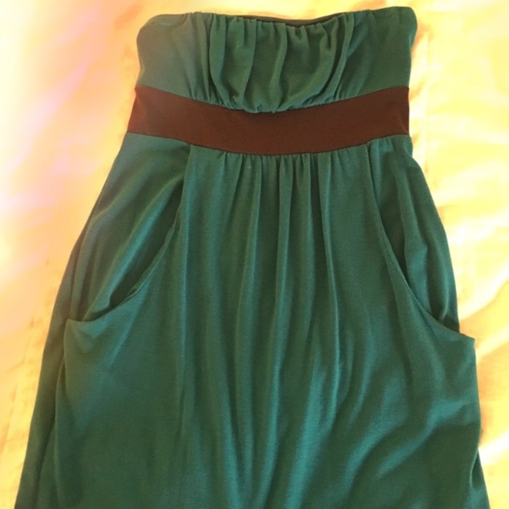 Teal Green Mini Dress 👗